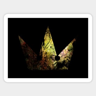 Crown KH grunge galaxy Sticker